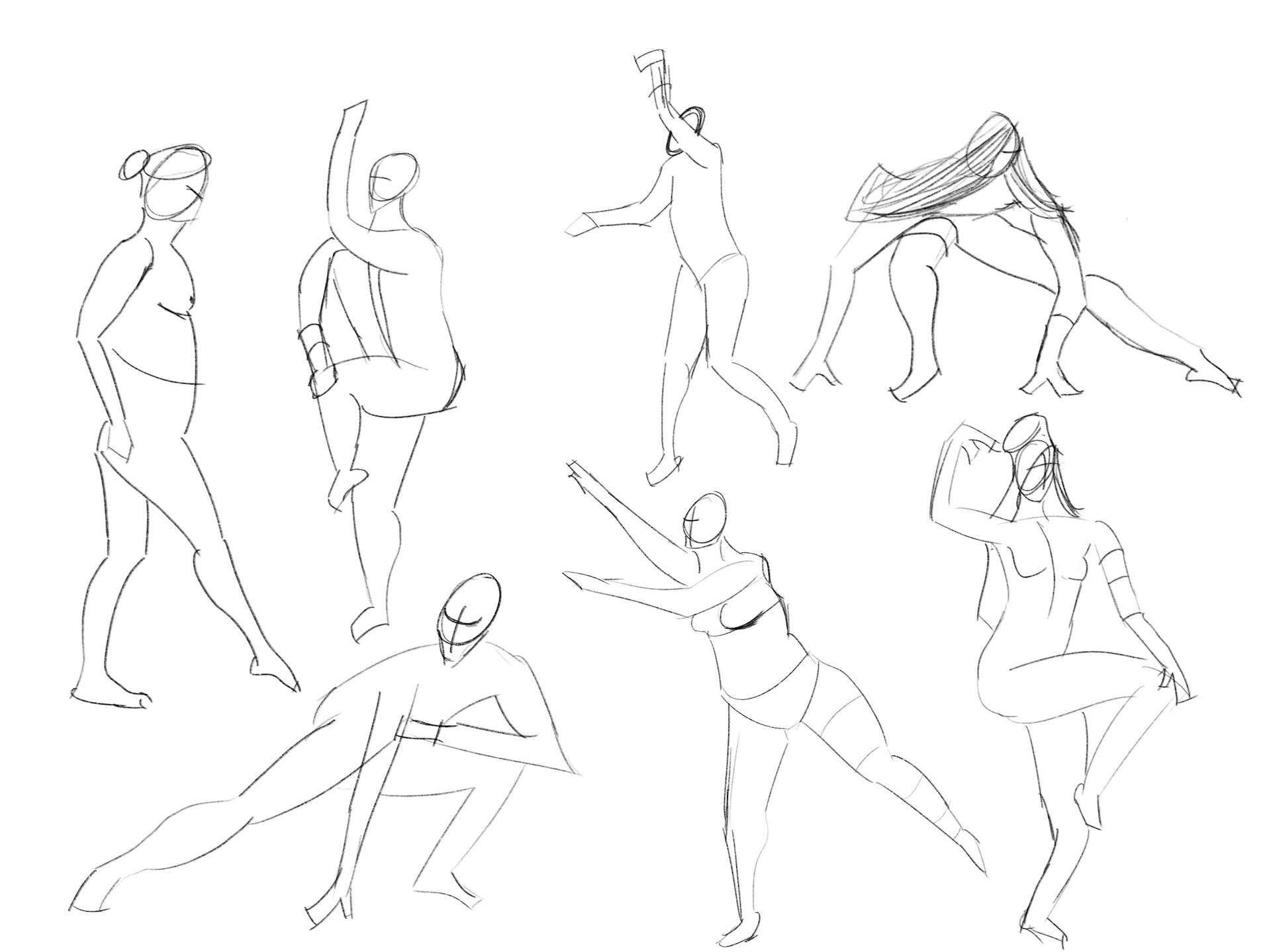 How to Draw Dynamic Poses: Different Action Poses Step by Step